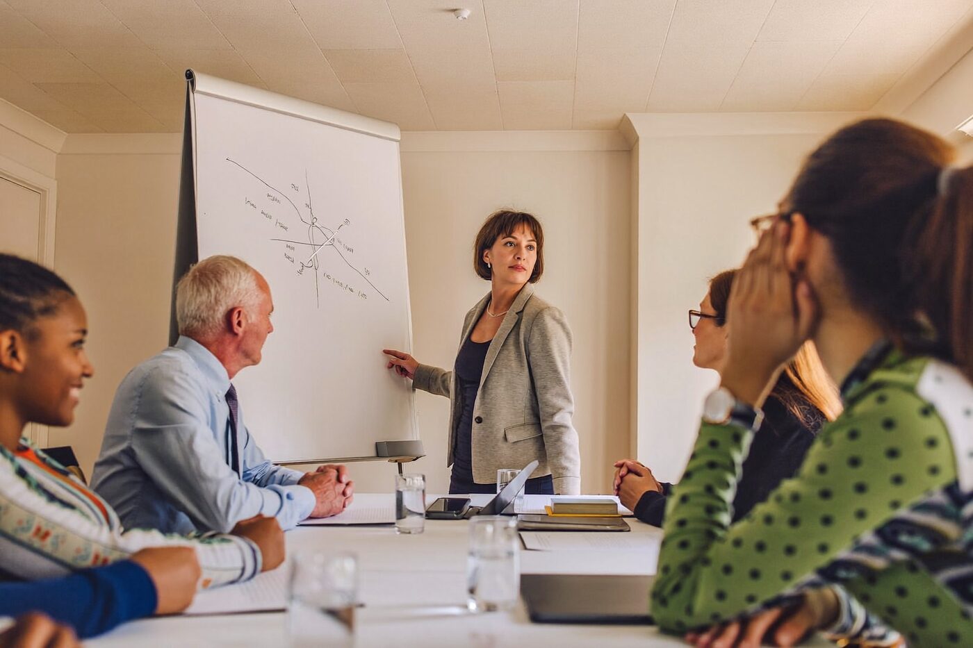 Sfeerbeeld van een adviesgesprek met een organisatie